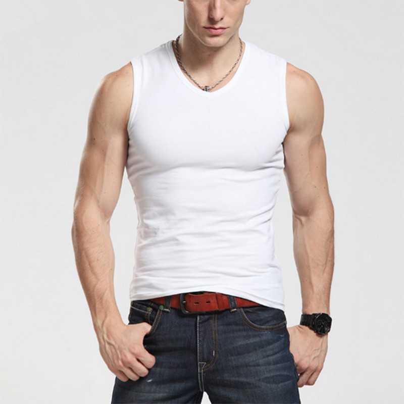 Mens Boys Casual Tank Top Muscle Sleeveless Tshirts Sportwear Vest